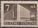 Finland 1939 Edificios 7 MK Castaño Scott 219A. Finlandia 219a. Subida por susofe
